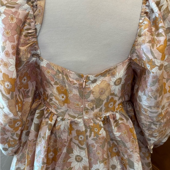 Anna Grace Floral  Mini Dress –‎ Size Small - Picture 2 of 8